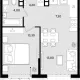 2-комн. квартира, 43 м², 9/9 этаж фото 0