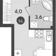 студия, 22 м², 2/18 этаж фото 0
