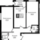 3-комн. квартира, 103.54 м², 2/18 этаж фото 0