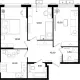 3-комн. квартира, 72.30 м², 2/9 этаж фото 0