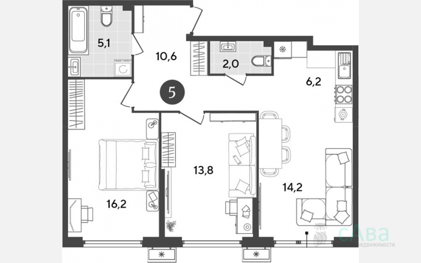 <span>Продается 3-комн. квартира,</span><span>68.10 м², 2/9 этаж </span> фото 0