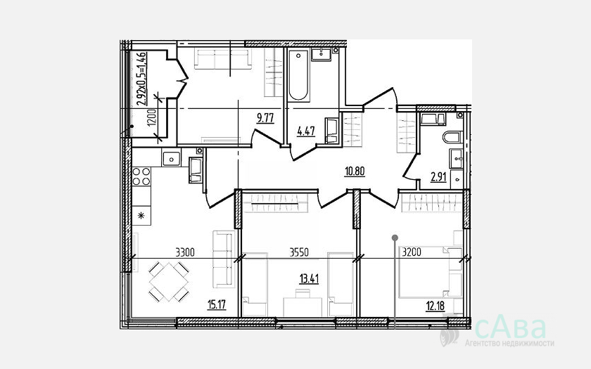 <span>Продается 3-комн. квартира,</span><span>68.71 м², 4/9 этаж </span> фото 0