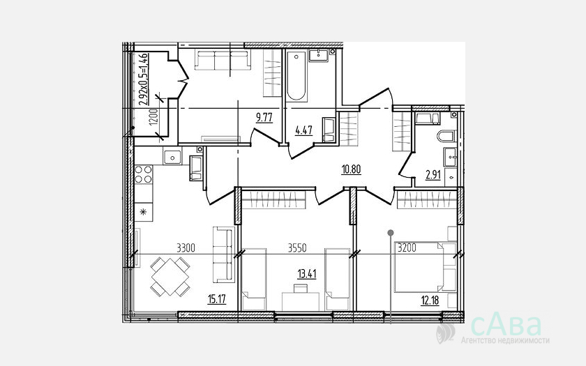 <span>Продается 3-комн. квартира,</span><span>68.71 м², 8/9 этаж </span> фото 0