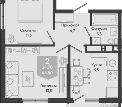 2-комн. кв.
