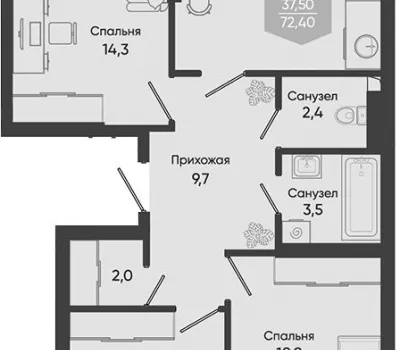 3-комн. кв.