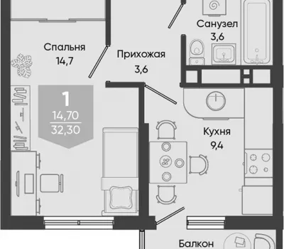 1-комн. кв.
