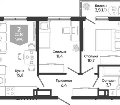 3-комн. кв.