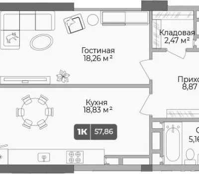 2-комн. кв.
