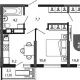 2-комн. квартира, 48.70 м², 23/23 этаж фото 0