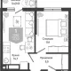 1-комн. квартира, 36.50 м², 6/24 этаж фото 0