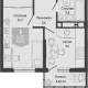 1-комн. квартира, 31.30 м², 15/24 этаж фото 0