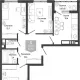 3-комн. квартира, 65.30 м², 17/24 этаж фото 0