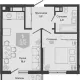 2-комн. квартира, 41.60 м², 20/24 этаж фото 0