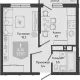 1-комн. квартира, 31.90 м², 8/24 этаж фото 0