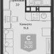 студия, 22.80 м², 19/24 этаж фото 0