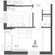 2-комн. квартира, 56 м², 3/15 этаж фото 0