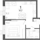 1-комн. квартира, 41.10 м², 1/15 этаж фото 0