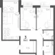 3-комн. квартира, 82.90 м², 2/15 этаж фото 0