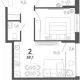 2-комн. квартира, 56.50 м², 2/15 этаж фото 0