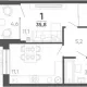 1-комн. квартира, 31.20 м², 13/15 этаж фото 0
