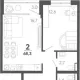 2-комн. квартира, 65.30 м², 5/15 этаж фото 0