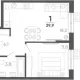 1-комн. квартира, 39.90 м², 9/15 этаж фото 0
