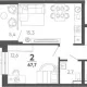 2-комн. квартира, 62.30 м², 3/15 этаж фото 0