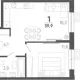 1-комн. квартира, 39.90 м², 4/15 этаж фото 0