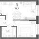 1-комн. квартира, 35.70 м², 1/15 этаж фото 0