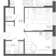 2-комн. квартира, 56.40 м², 1/15 этаж фото 0