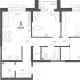3-комн. квартира, 90.60 м², 3/24 этаж фото 0