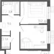 2-комн. квартира, 56.30 м², 7/15 этаж фото 0