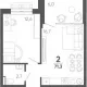 2-комн. квартира, 65.30 м², 9/15 этаж фото 0