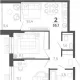 2-комн. квартира, 49.70 м², 12/15 этаж фото 0
