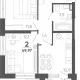 2-комн. квартира, 47.30 м², 3/24 этаж фото 0