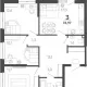 3-комн. квартира, 76.17 м², 13/24 этаж фото 0