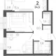 2-комн. квартира, 51.70 м², 9/15 этаж фото 0