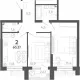 2-комн. квартира, 57.70 м², 21/24 этаж фото 0