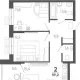2-комн. квартира, 53.60 м², 13/15 этаж фото 0
