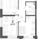 2-комн. квартира, 47.30 м², 24/24 этаж фото 0