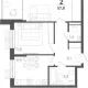 2-комн. квартира, 52.40 м², 14/15 этаж фото 0