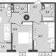 3-комн. квартира, 57.30 м², 8/9 этаж фото 0