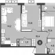 3-комн. квартира, 58.10 м², 2/9 этаж фото 3