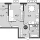 1-комн. квартира, 37.20 м², 18/18 этаж фото 2
