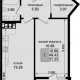 1-комн. квартира, 49.43 м², 5/8 этаж фото 0