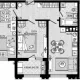 2-комн. квартира, 62.41 м², 4/8 этаж фото 0