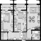 2-комн. квартира, 68.87 м², 2/8 этаж фото 0