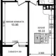 1-комн. квартира, 46.91 м², 2/8 этаж фото 0