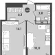 3-комн. квартира, 66.40 м², 2/18 этаж фото 1