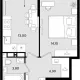 1-комн. квартира, 37.20 м², 13/18 этаж фото 0